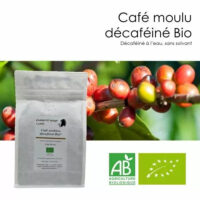 Café décaféiné pur arabica Bio